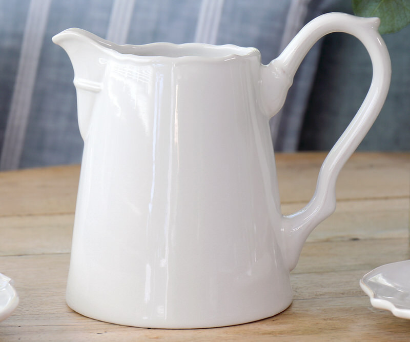 Elise French Country White Jug