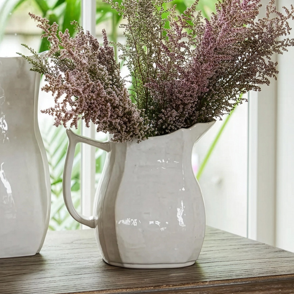 Elgarth White Jug, decorative tableware