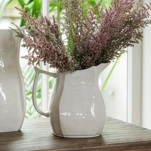 Elgarth White Jug, decorative tableware