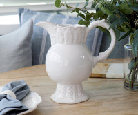 Maison White Jug - White Pitcher