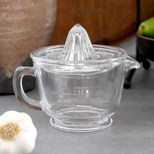 Hemingway Vintage Glass Lemon Juicer, decorative tableware