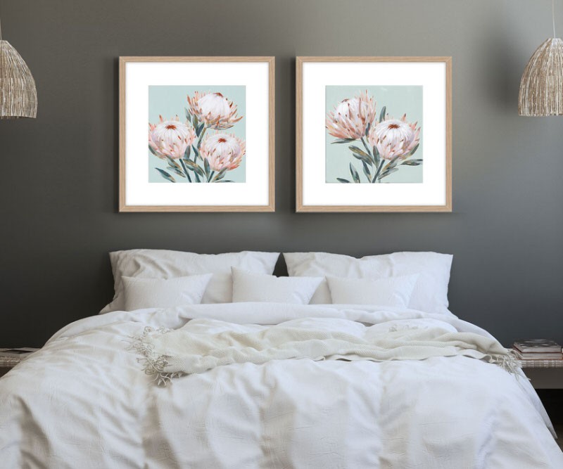 In the Pink Proteas II Framed Print