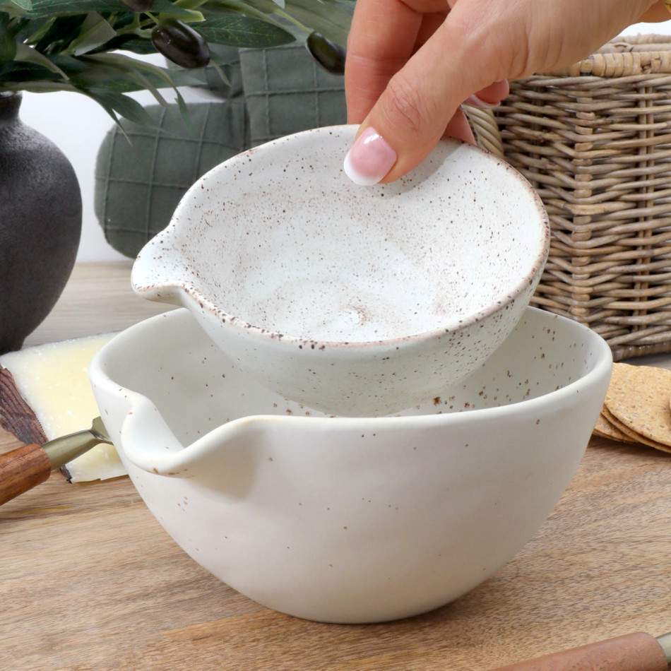 Set 2 Ashbury Ceramic Mixing Bowls, decorative tableware