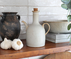 Ashbury Ceramic Oil Bottle