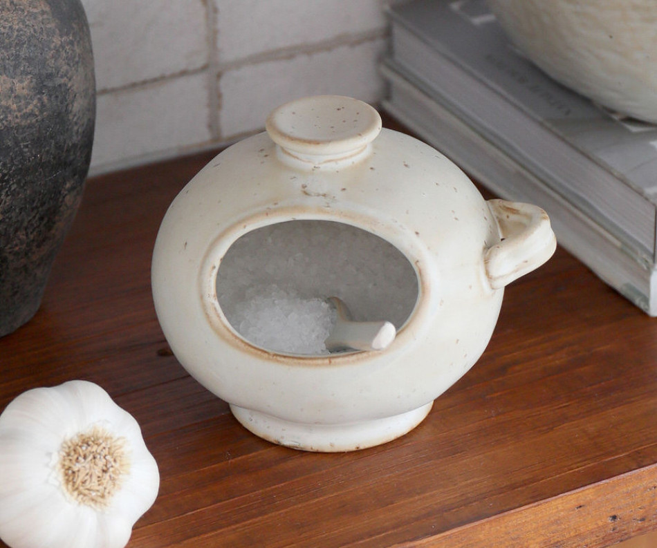 Ashbury Ceramic Salt Pig
