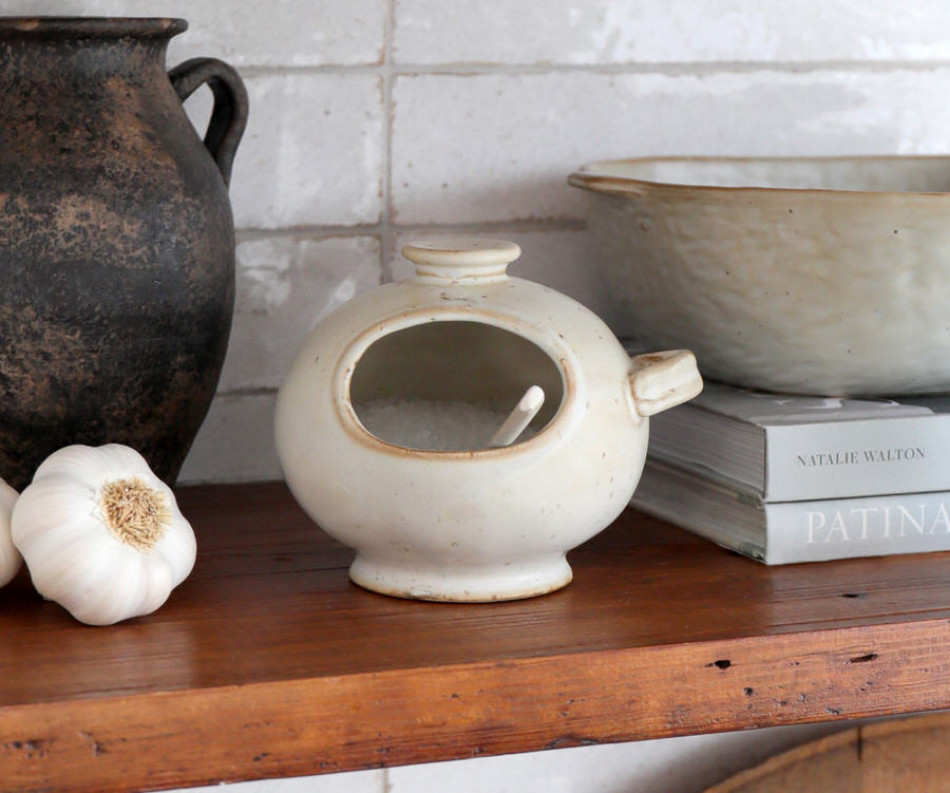 Ashbury Ceramic Salt Pig