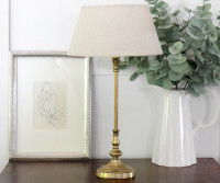 Georgia Oval Antique Gold Lamp Base