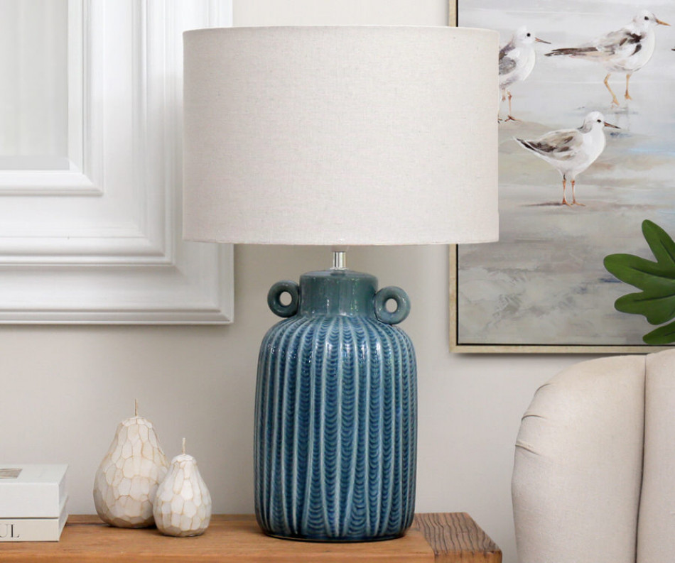 Portsea Blue Table Lamp
