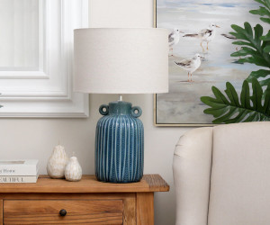 Portsea Blue Table Lamp