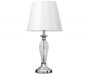 Lucerne Glass Table Lamp + Shade