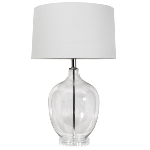 Miramar Glass Table Lamp + Shade