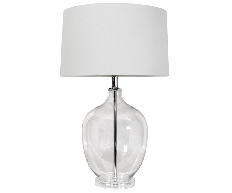 Miramar Glass Table Lamp + Shade