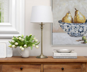 Coraline Antique Gold Table Lamp