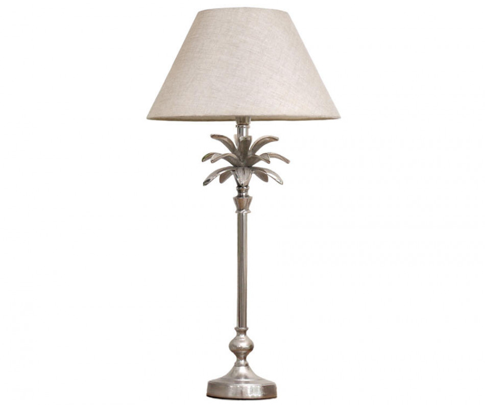 Plantation Silver Palm Lamp Base - Large