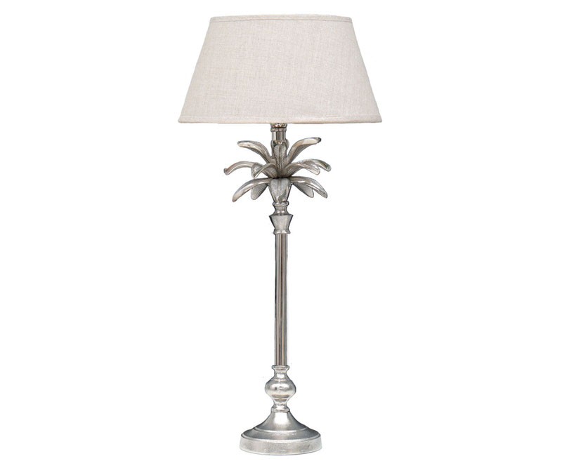 Plantation Silver Palm Lamp Base - Large