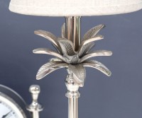 Plantation Silver Palm Lamp Base - Small