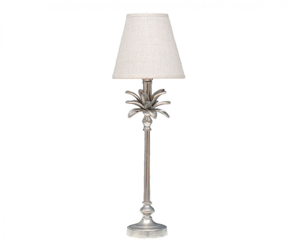 Plantation Silver Palm Lamp Base - Small