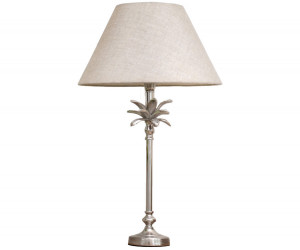 Plantation Silver Palm Lamp Base - Small