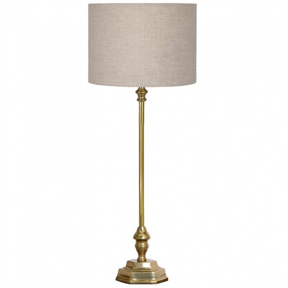 Bedford Linen Drum Shade - 28cm, shown as a standalone product for clear identification