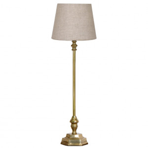 Bedford Linen Taper Shade - 20cm, shown as a standalone product for clear identification
