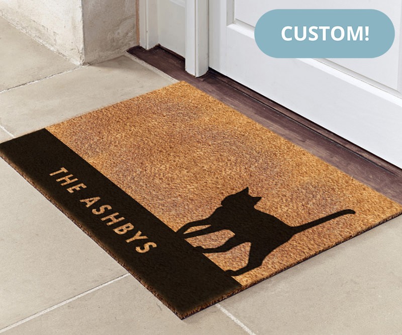 Custom Large Cat Doormat - 90x55cm