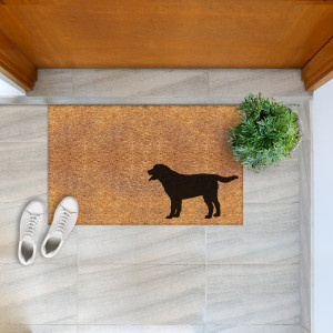 Large Labrador Dog Doormat - 90x55cm, an entrance mat designed for a doorway