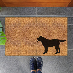 Large Labrador Dog Doormat - 90x55cm