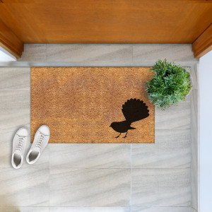 Willy Wagtail Doormat - 75x45cm, an entrance mat designed for a doorway