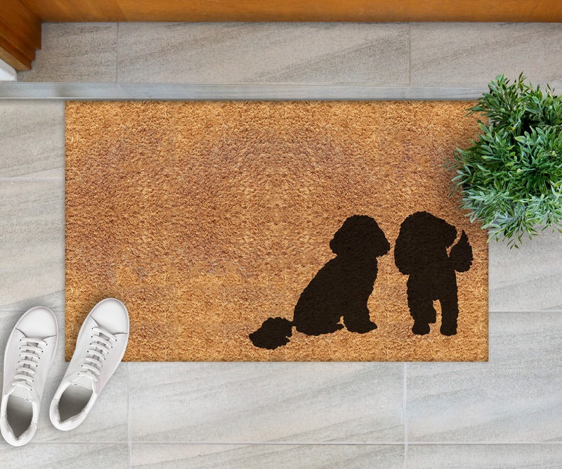 Large Cavoodle Friends Doormat - 90x55cm
