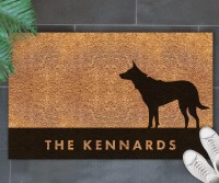 Custom Large Kelpie Dog Doormat - 90x55cm