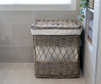 Como Diamond Weave Laundry Hamper