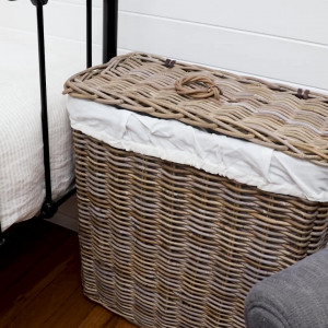 Allingham Rattan Double Laundry Hamper