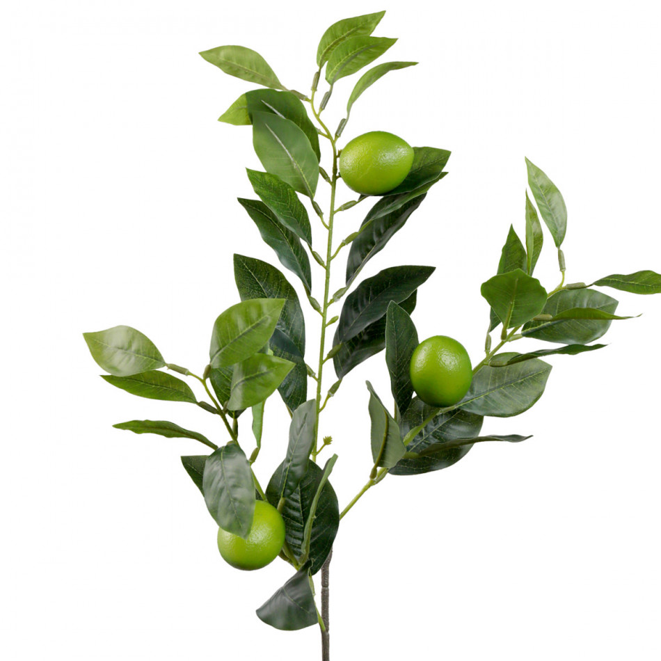 Artificial Lime Branch Spray, decorative artificial flower or foliage stem