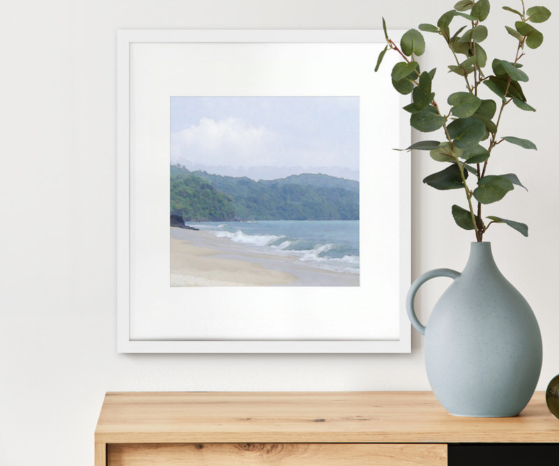 Limestone Bay I Framed Wall Art Print