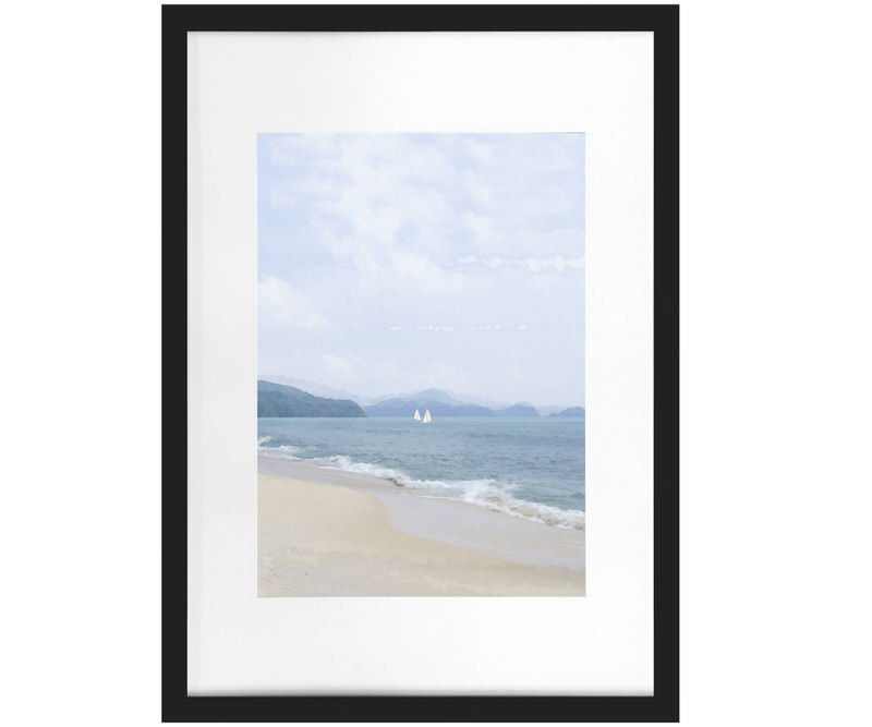 Limestone Bay II Framed Wall Art Print