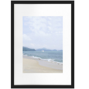 Limestone Bay II Framed Wall Art Print, a wall display piece featuring the named subject and composition
