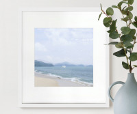 Limestone Bay II Framed Wall Art Print