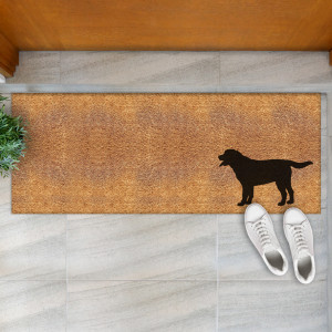 Long Labrador Dog Doormat - 115x45cm