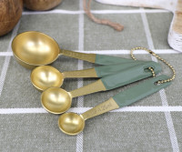 Set 4 Edwin Gold Measuring Spoons
