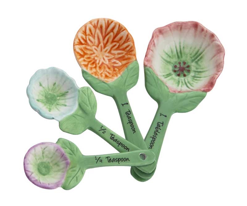 Posy Set 4 Flower Measuring Spoons