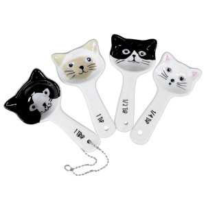 Set 4 Whiskers Measuring Spoons, a functional utensil for kitchen or household use