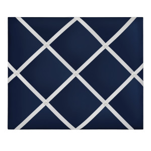Navy Blue Ribbon Memo Board, a ribbon display board for organising notes and photos