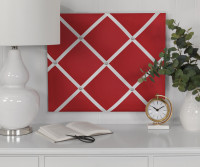 Ruby Red Notice Board with Diamantes