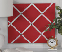 Red Ribbon Memo Board