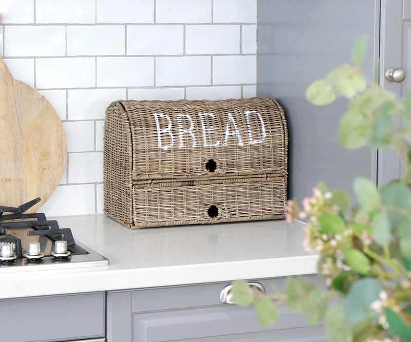 Milton Rattan Bread Basket - Large
