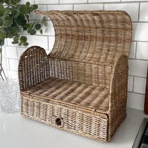 Large Milton Bread Basket, designed as a versatile storage accent for an interior space
