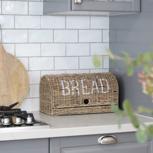Milton Rattan Bread Basket - Small, a practical basket for household storage or display