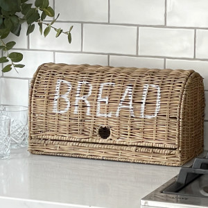 Milton Rattan Bread Basket - Small, photo frame for tabletop or wall display