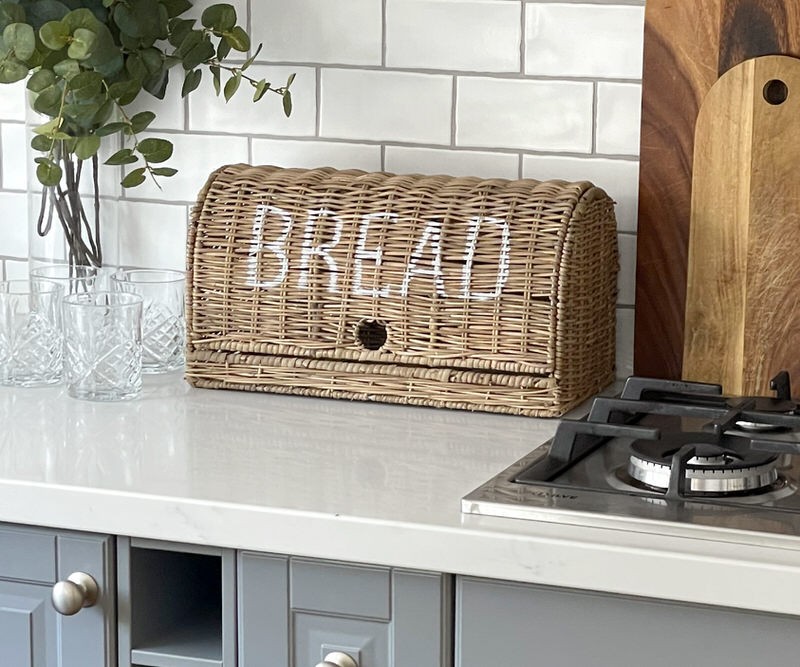 Milton Rattan Bread Basket - Small