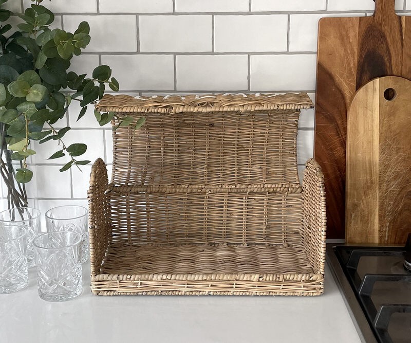 Milton Rattan Bread Basket - Small